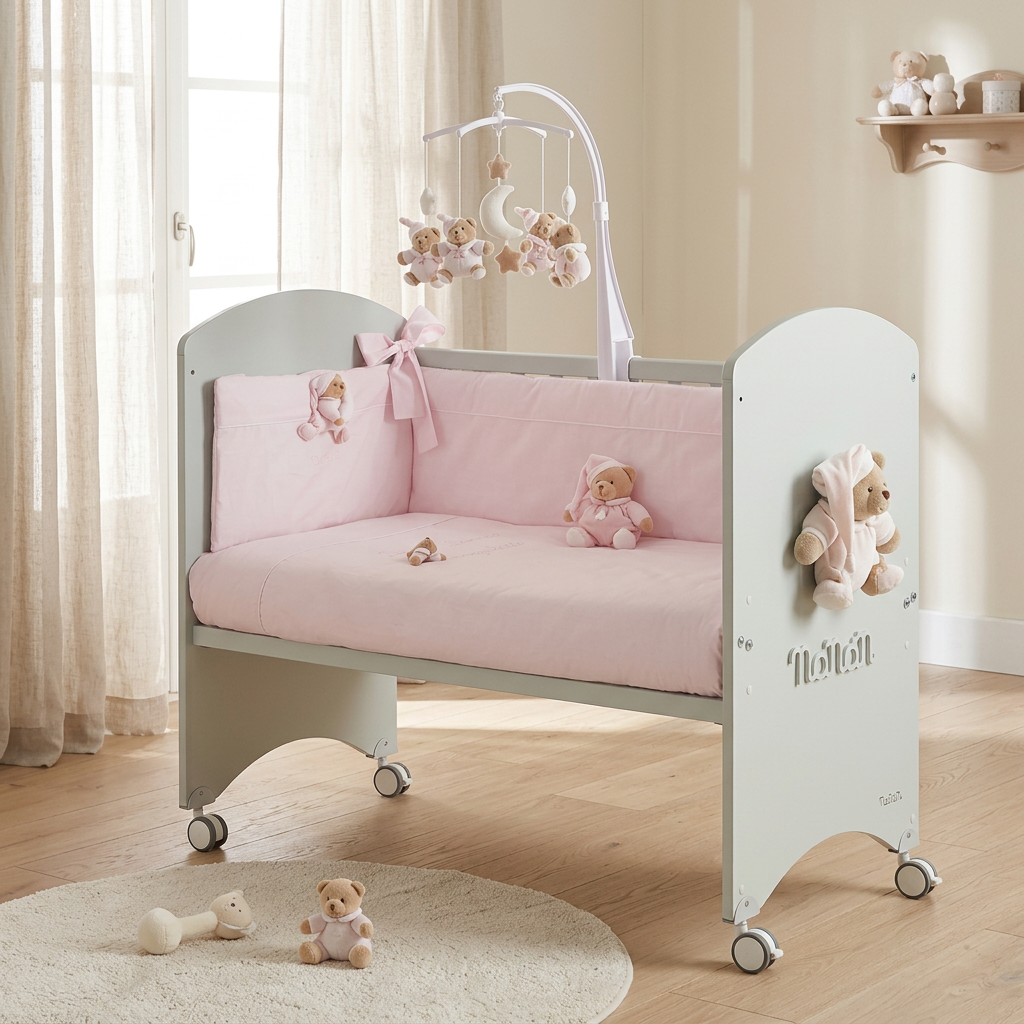 Nanán mini ložní set Puccio růžový