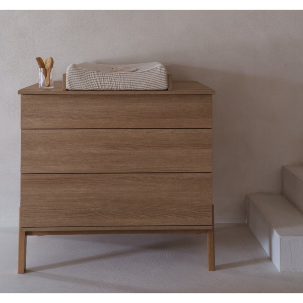 QUAX detská komoda na prebaľovanie Ashi - Honey Ash