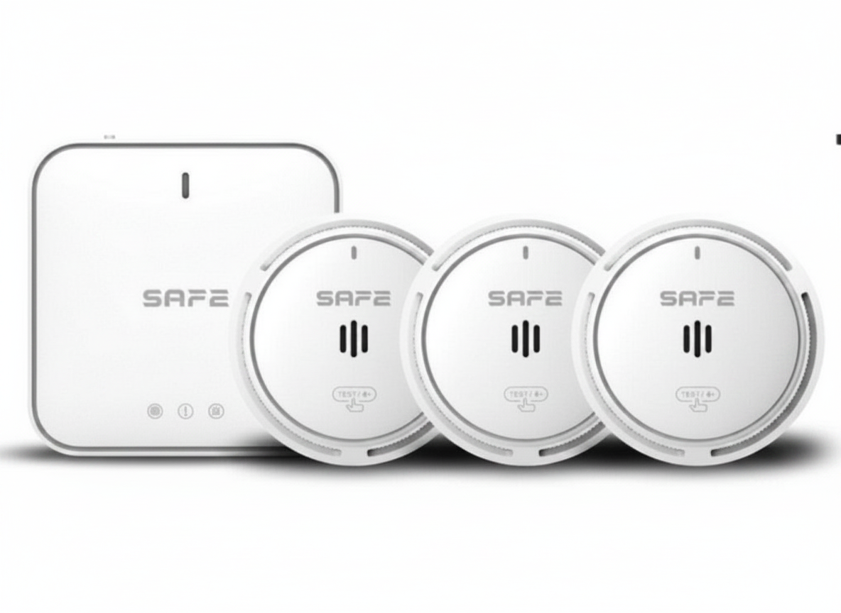 SET FIRE BASIC PLUS - 1x SAFE50HUB-WRF, 3x SAFE10Y30-RF