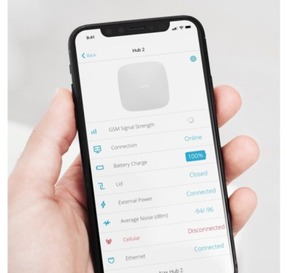Ajax Hub 2 LTE (4G)
