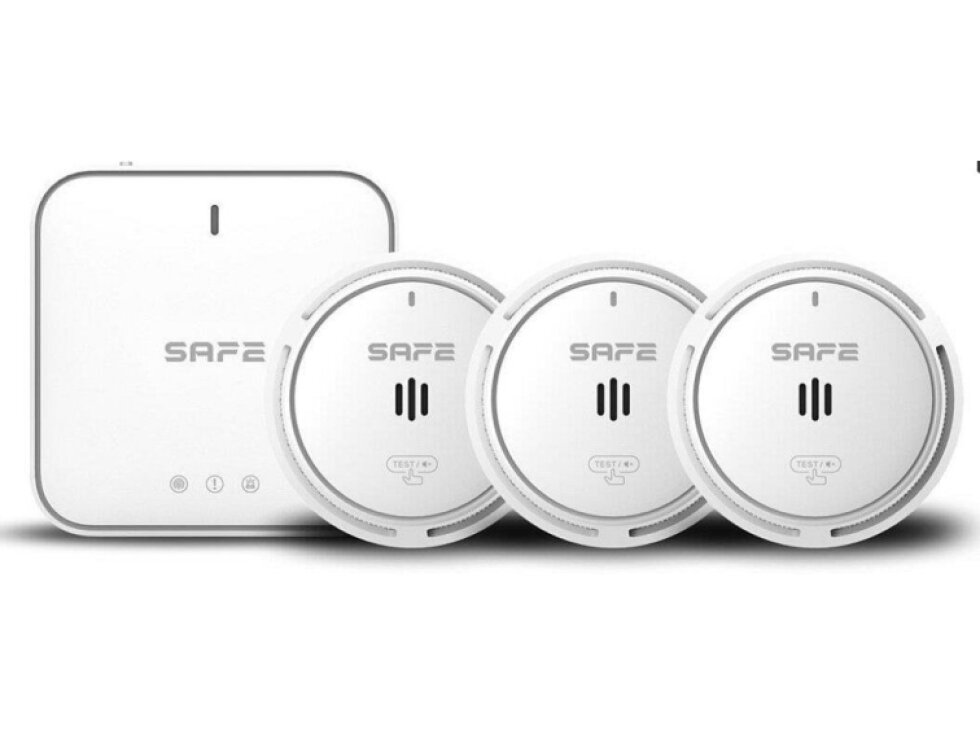 SET FIRE BASIC PLUS - 1x SAFE50HUB-WRF, 3x SAFE10Y30-RF