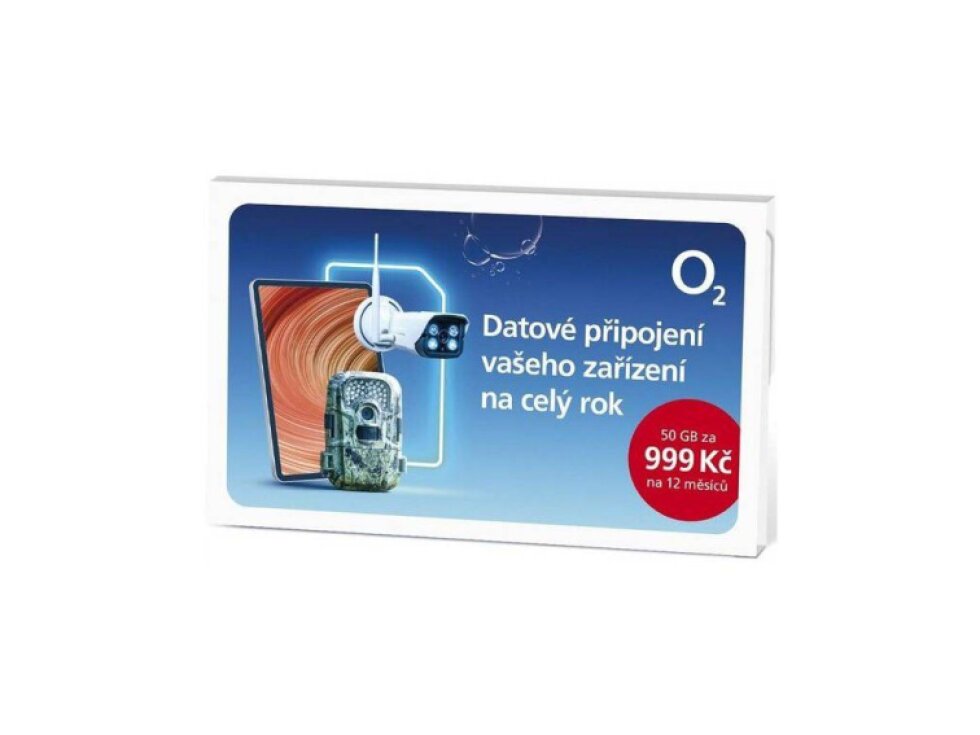 O2 Roční datové připojení 50 GB