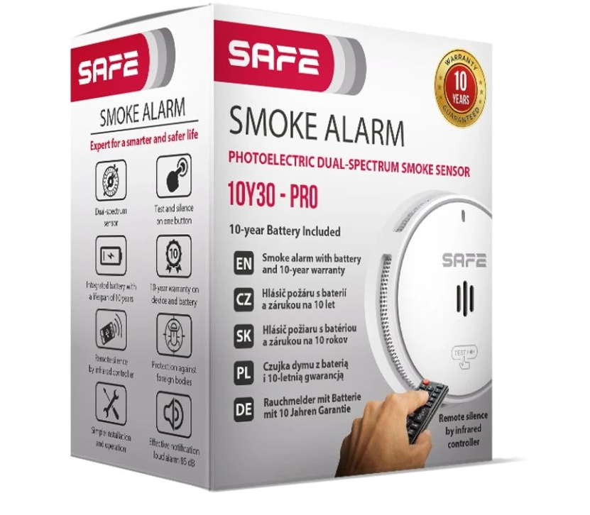 Hlásič požáru SAFE 10Y30-PRO