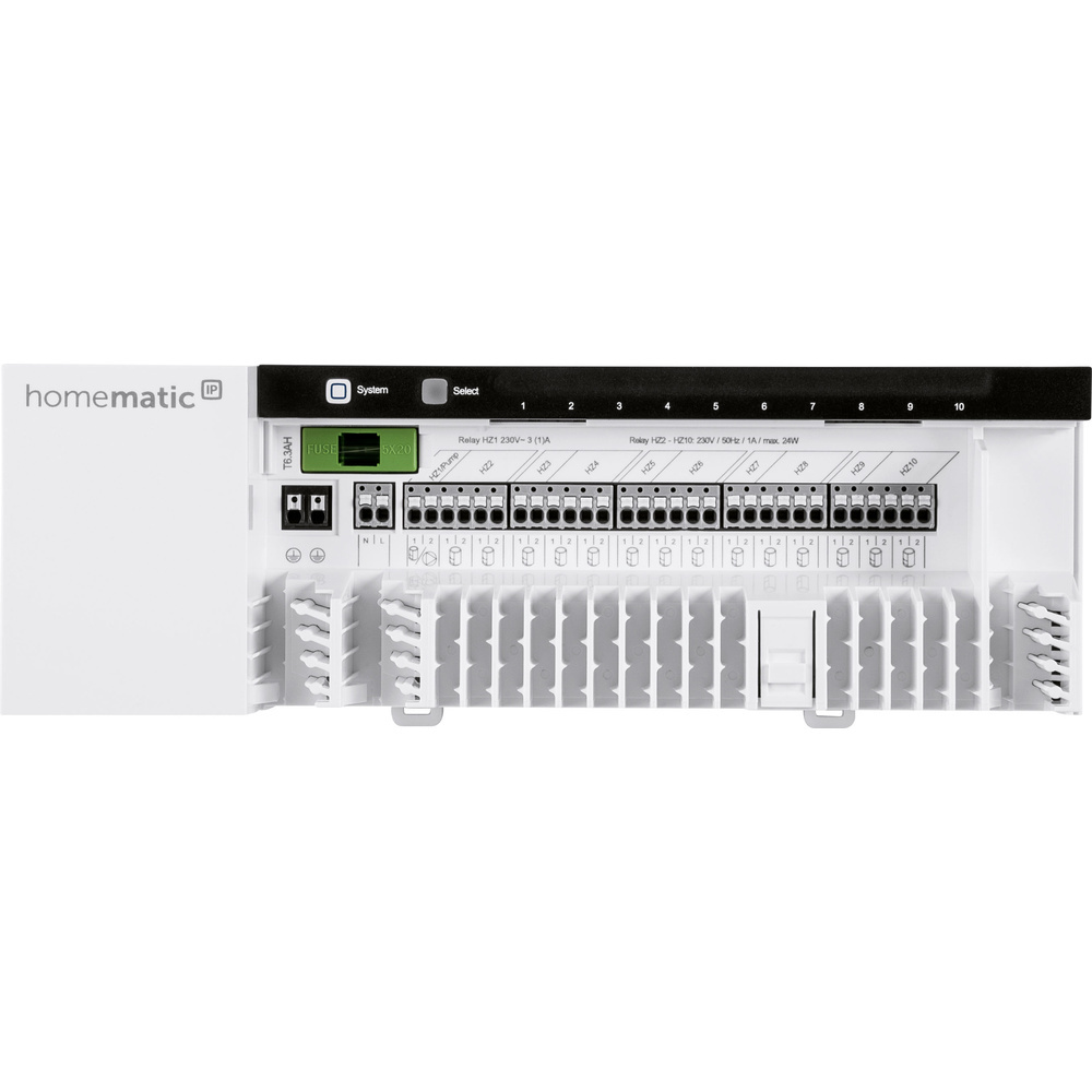 Homematic IP Akční člen podlahového vytápění - 10 kanálů, 230V - HmIP-FAL230-C10