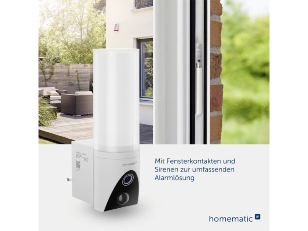 Homematic IP Venkovní kamera s integrovaným světlem - HmIP-COL