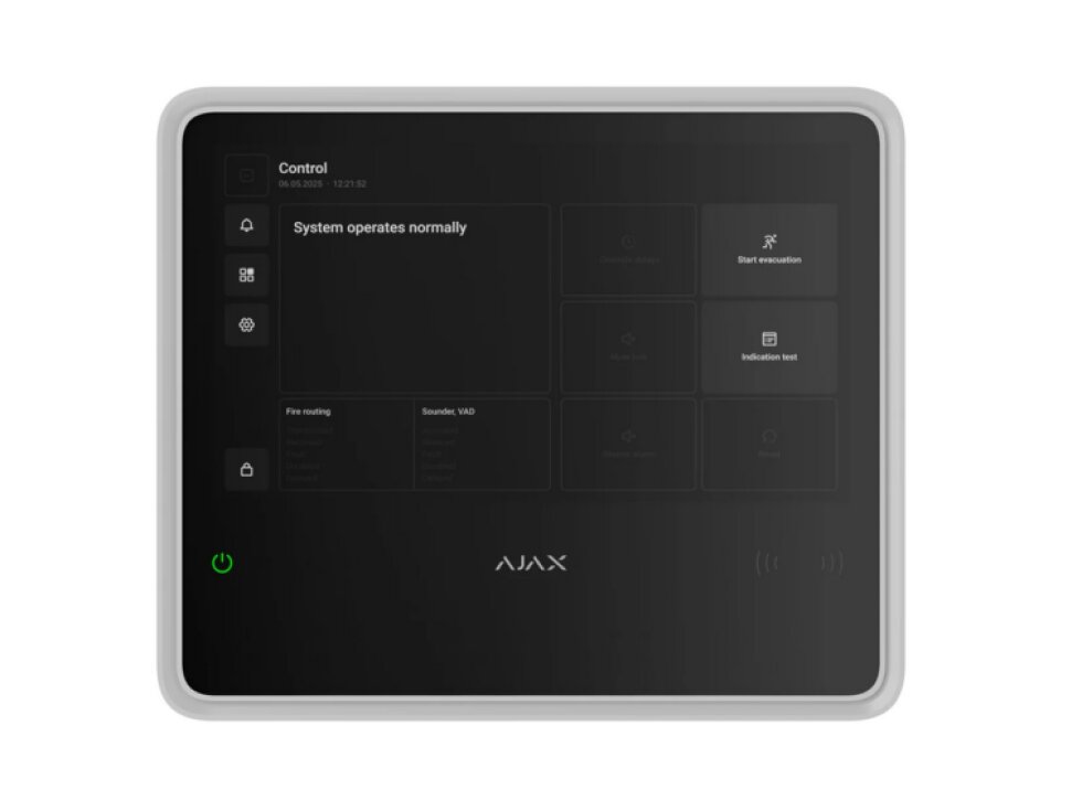 Ajax EN54 Fire Hub Jeweller