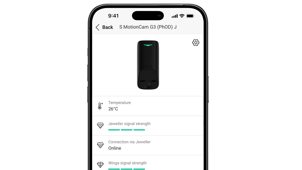 Uživatelská příručka k Superior MotionCam G3 (PhOD) Jeweller 