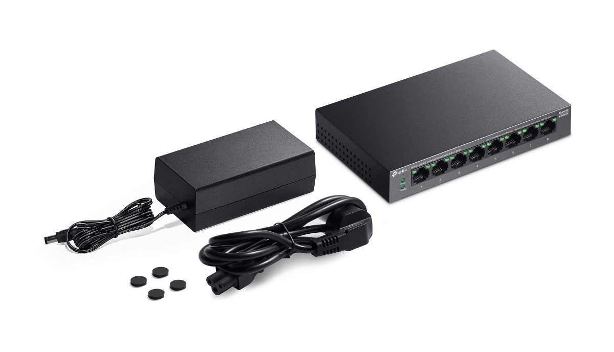 TP-Link LS108GP 8xGb POE+ Desktop switch