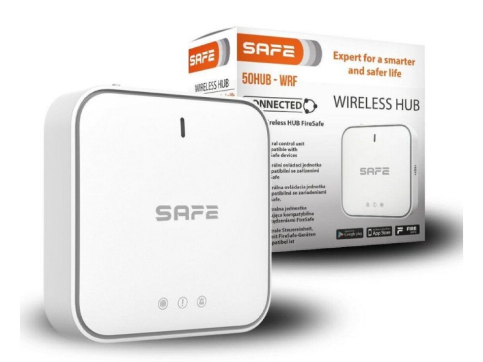 SET FIRE BASIC PLUS - 1x SAFE50HUB-WRF, 3x SAFE10Y30-RF