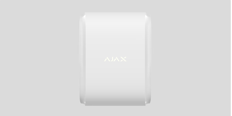 Uživatelská příručka Ajax DualCurtain Outdoor