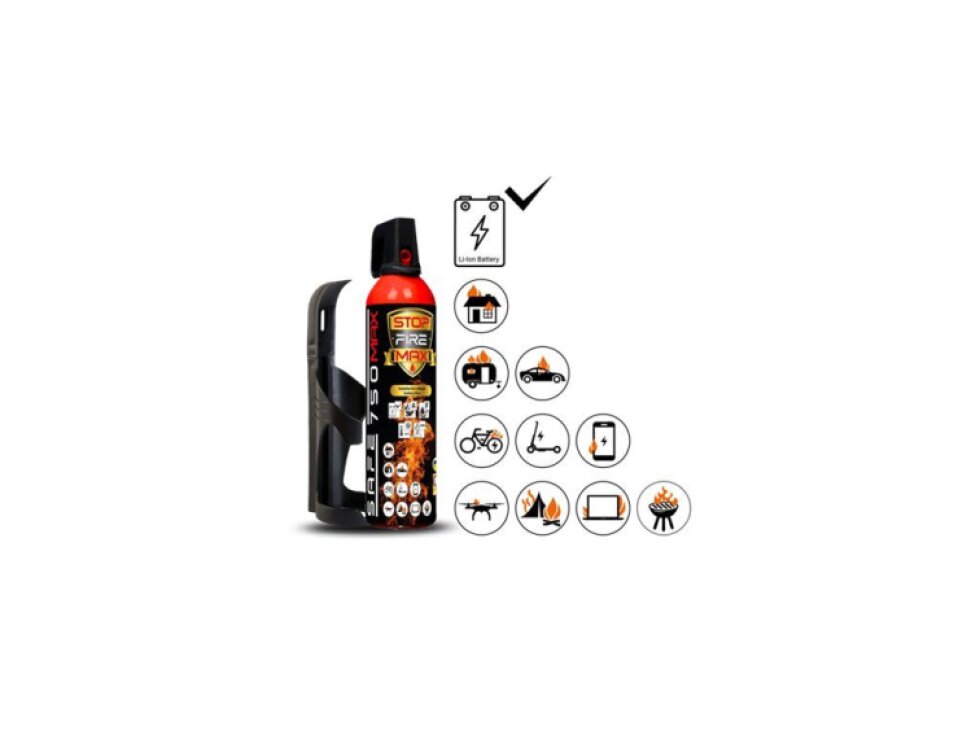 SET Hasicí sprej SAFE 750 MAX + držák SAFE 75C