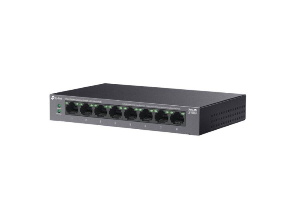 TP-Link LS108GP 8xGb POE+ Desktop switch