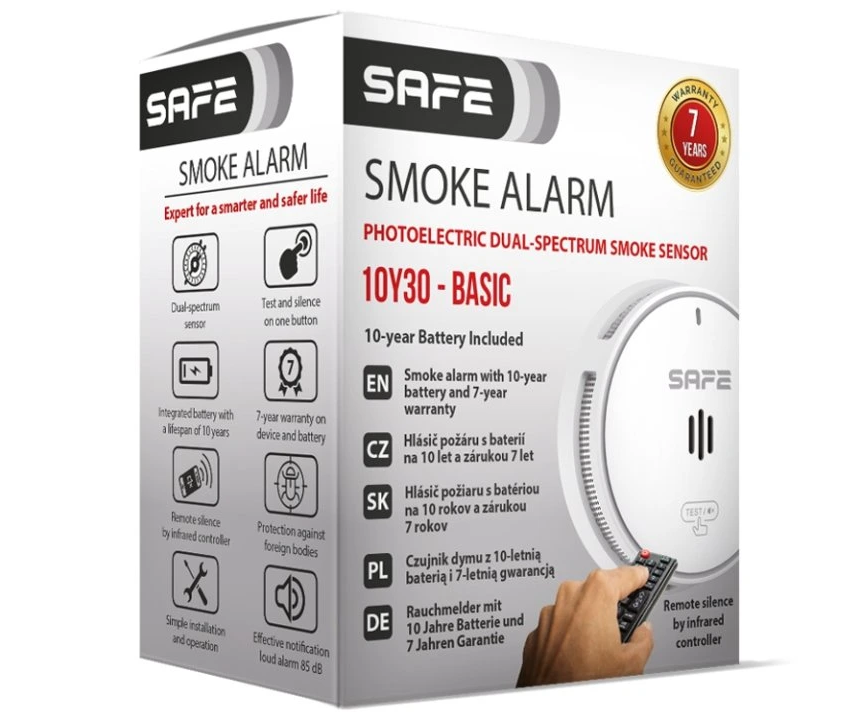 Hlásič požáru SAFE 10Y30-BASIC