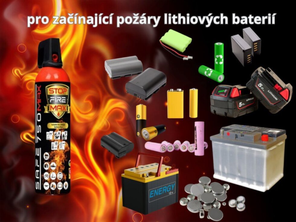 Hasicí sprej SAFE 750 MAX