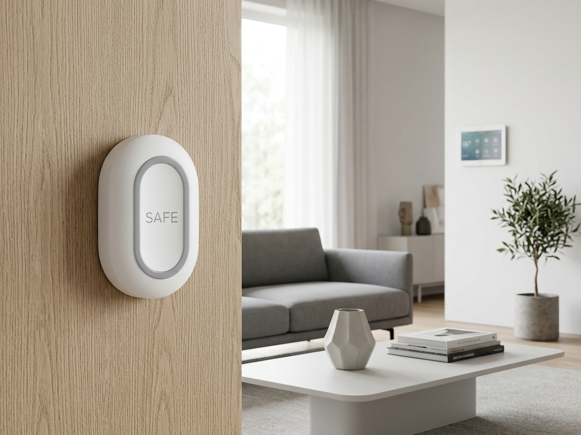SAFE Button, bílá