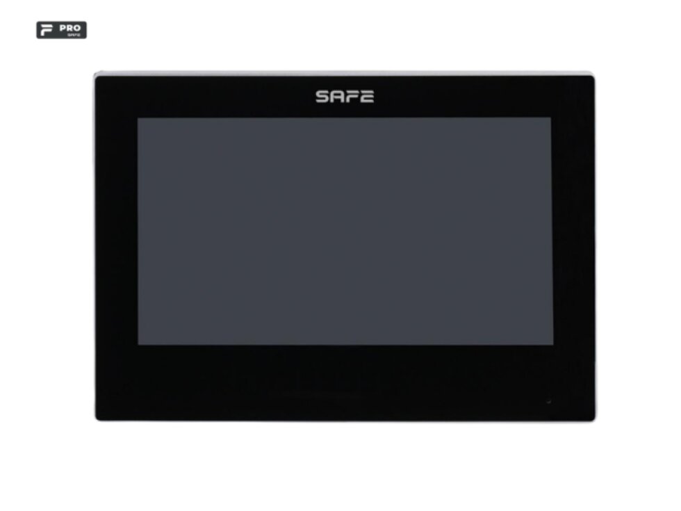 SAFE - Indoor monitor, PoE, Wi-Fi, černá