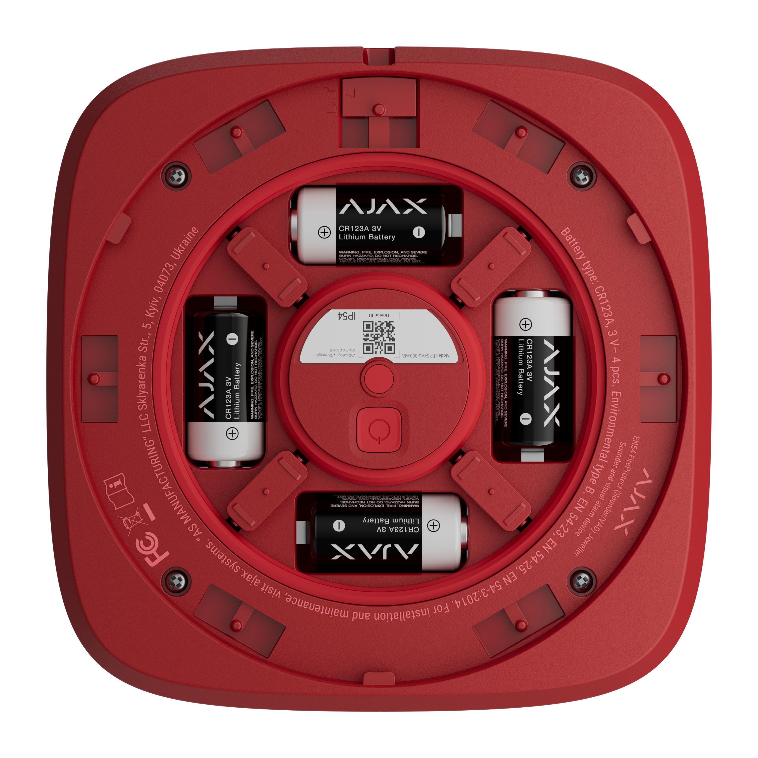 Ajax EN54 FireProtect (Sounder/VAD)