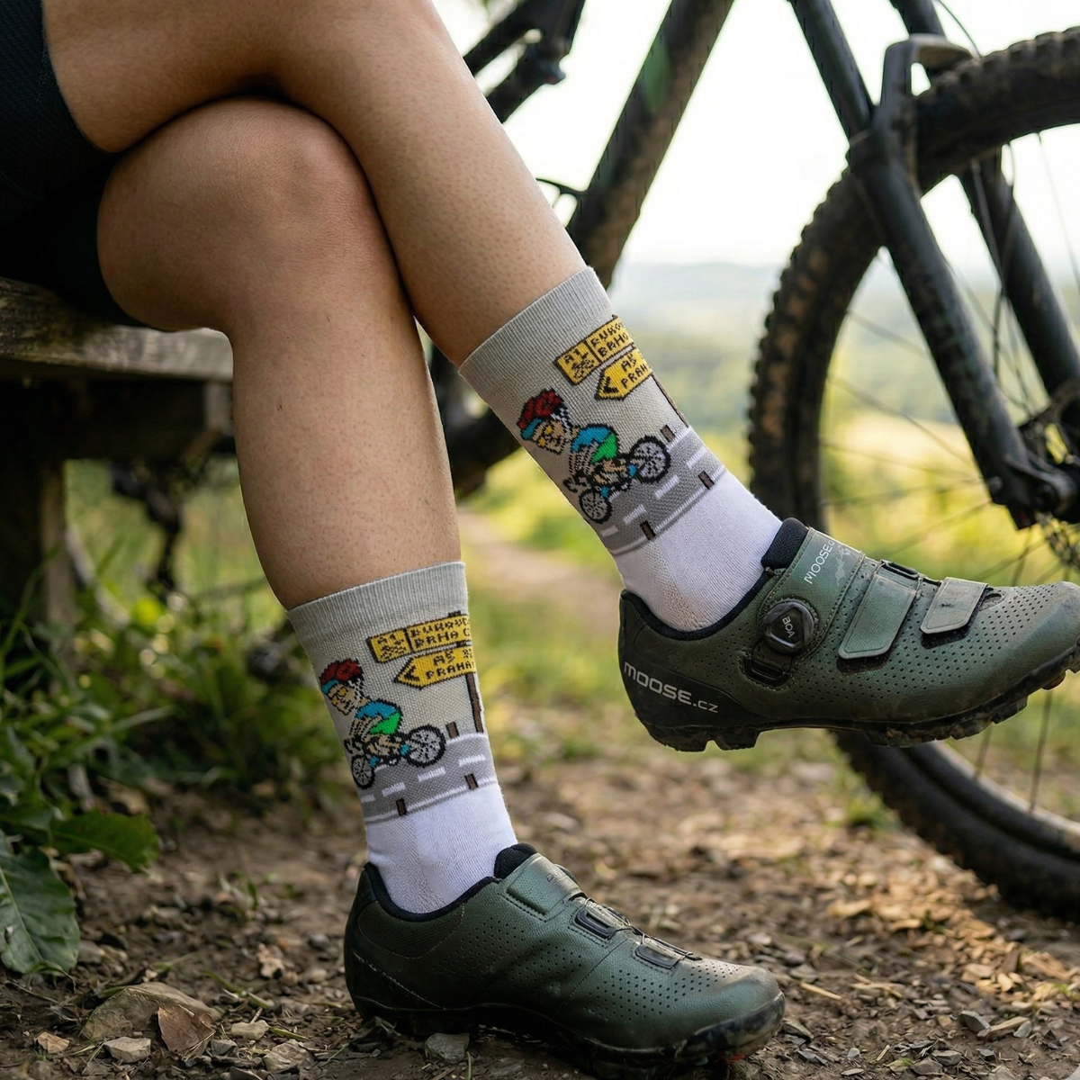 Sportovní ponožky SMILE15 RIDE