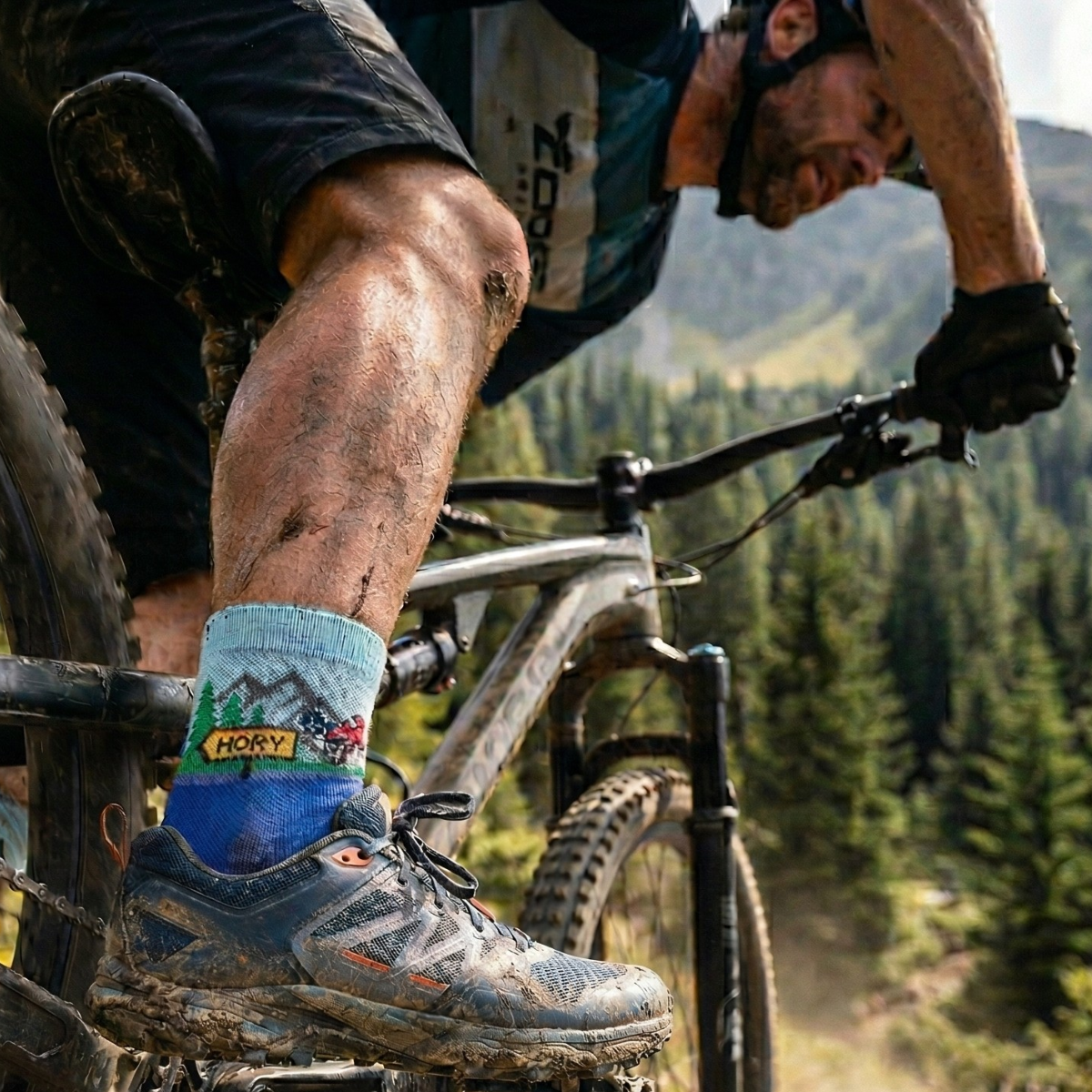 Sportovní ponožky SMILE10 BIKE