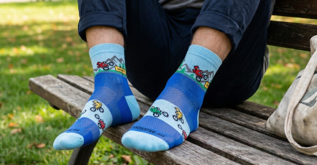 Sportovní ponožky SMILE10 BIKE