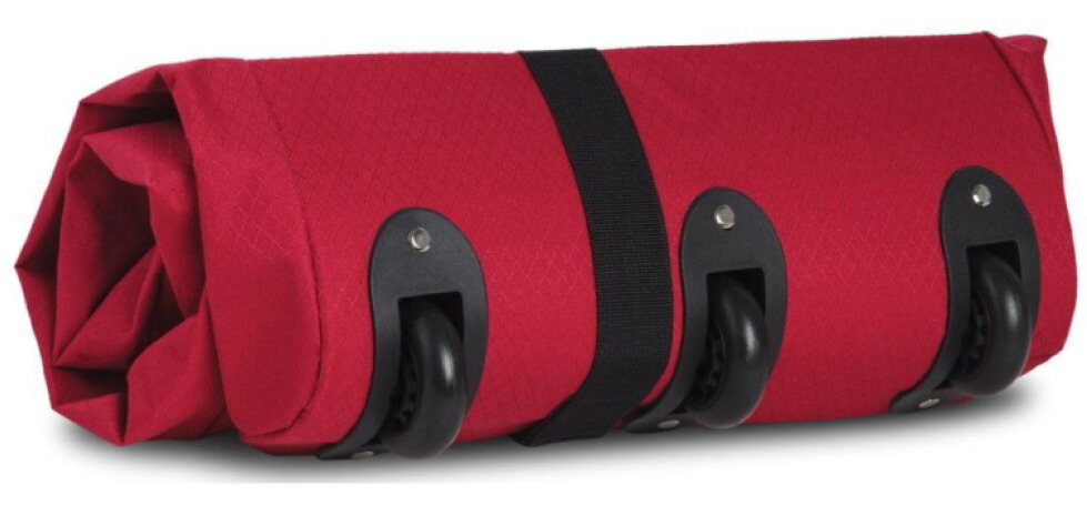 Cestovní taška Foldable 3 wheels Red