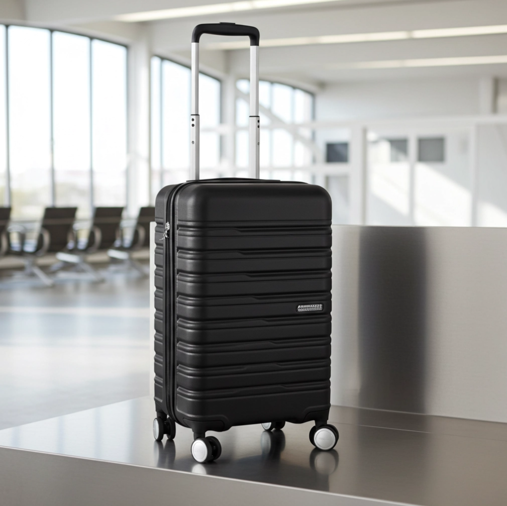 Příruční kufr 55x35x25 Flashline Shadow Black