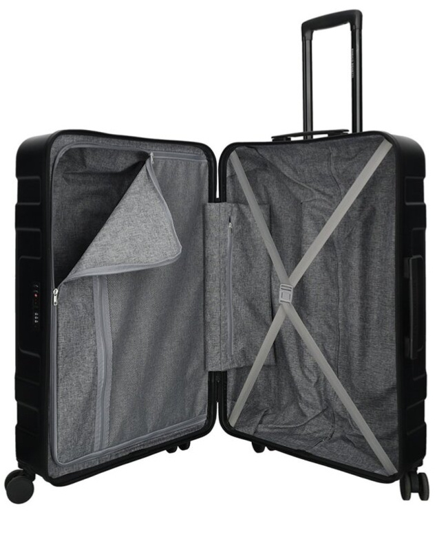 Velký kufr 76cm Aspen Black