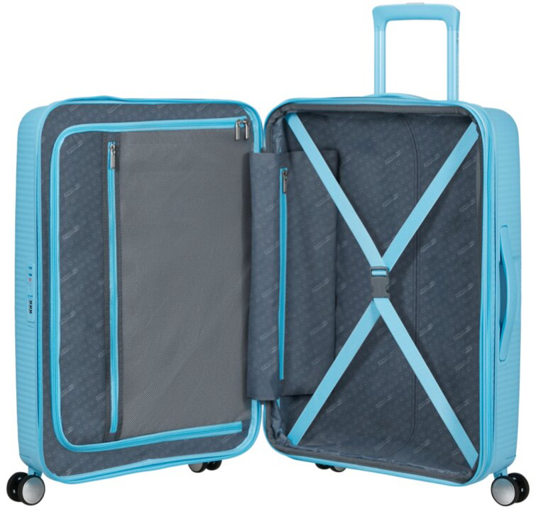 Střední kufr 67cm Soundbox Blueberry Fizz