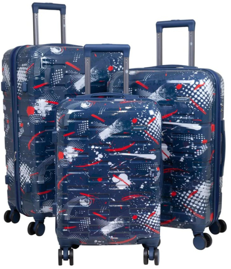 Střední kufr 65cm Pescara Dark Blue