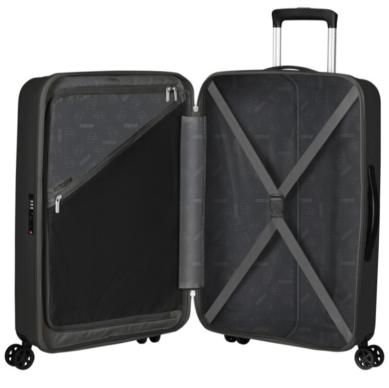Střední kufr 68cm Rejoy True Black