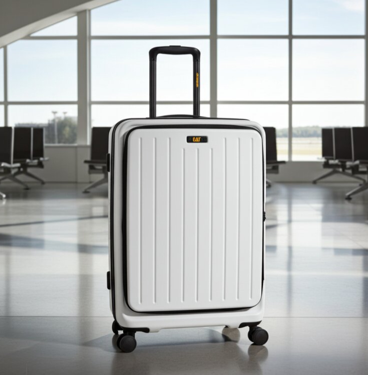 Střední kufr 68cm Nexus White