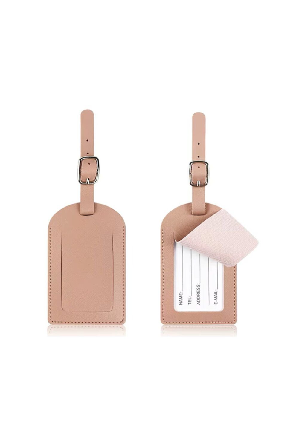Jmenovka na zavazadlo Labe Pink