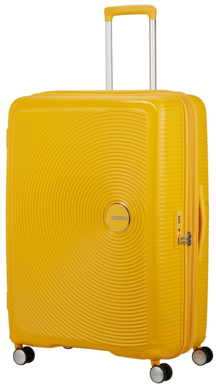 Velký XL kufr 80cm Soundbox Golden Yellow