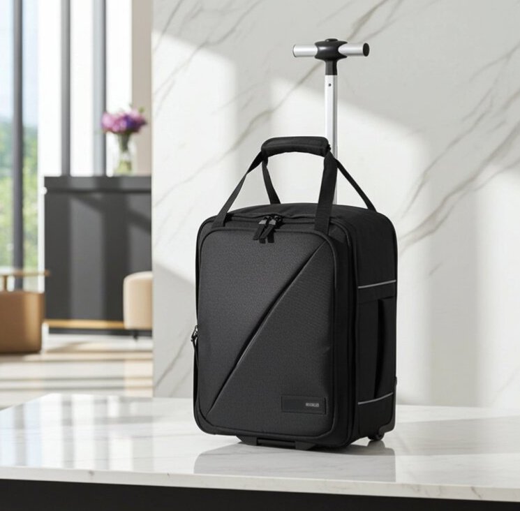 Batoh s kolečky Take2Cabin Backpack/Wheels S/M Black