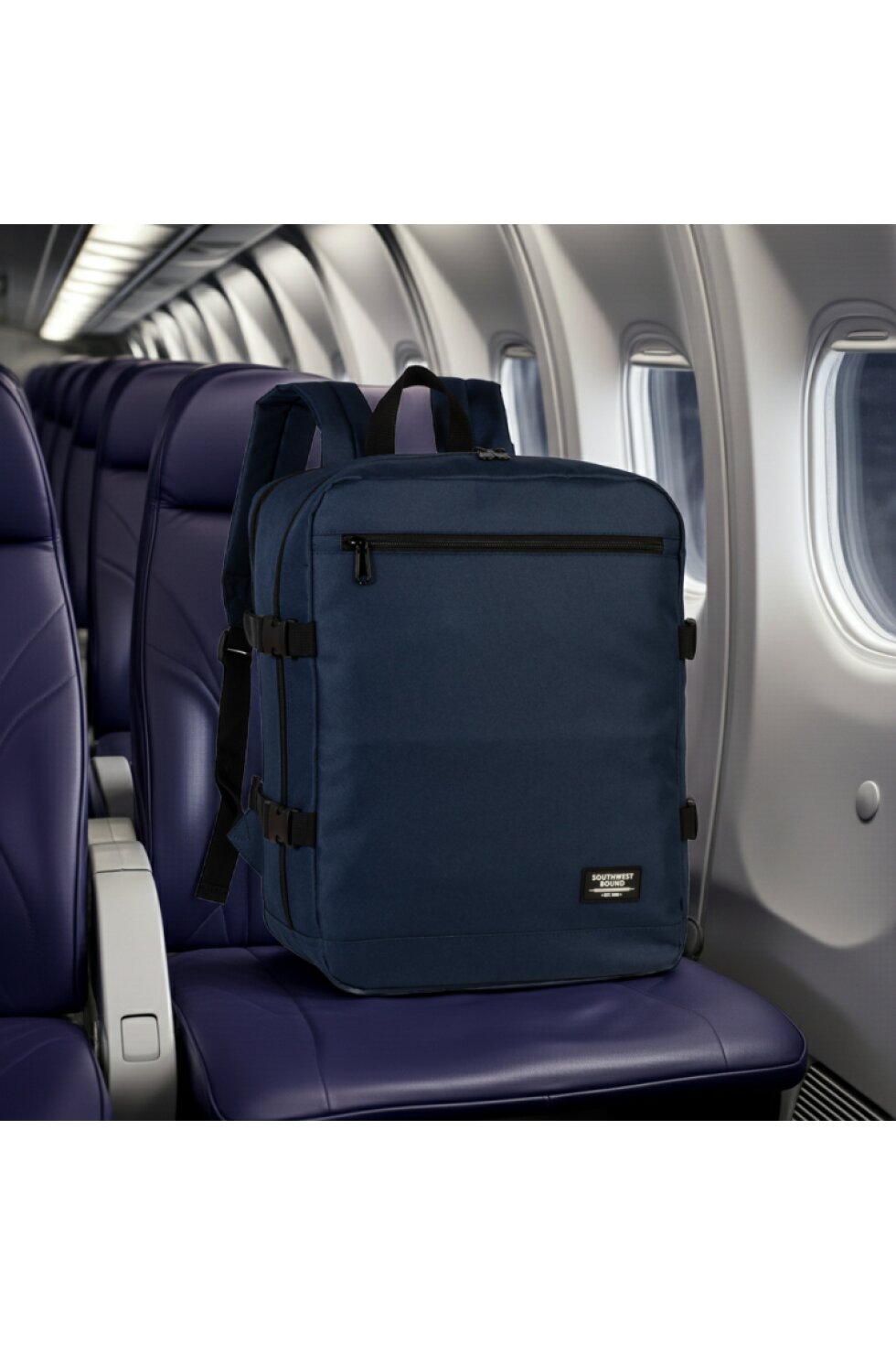 Batoh do letadla 40x30x20 Navy Blue