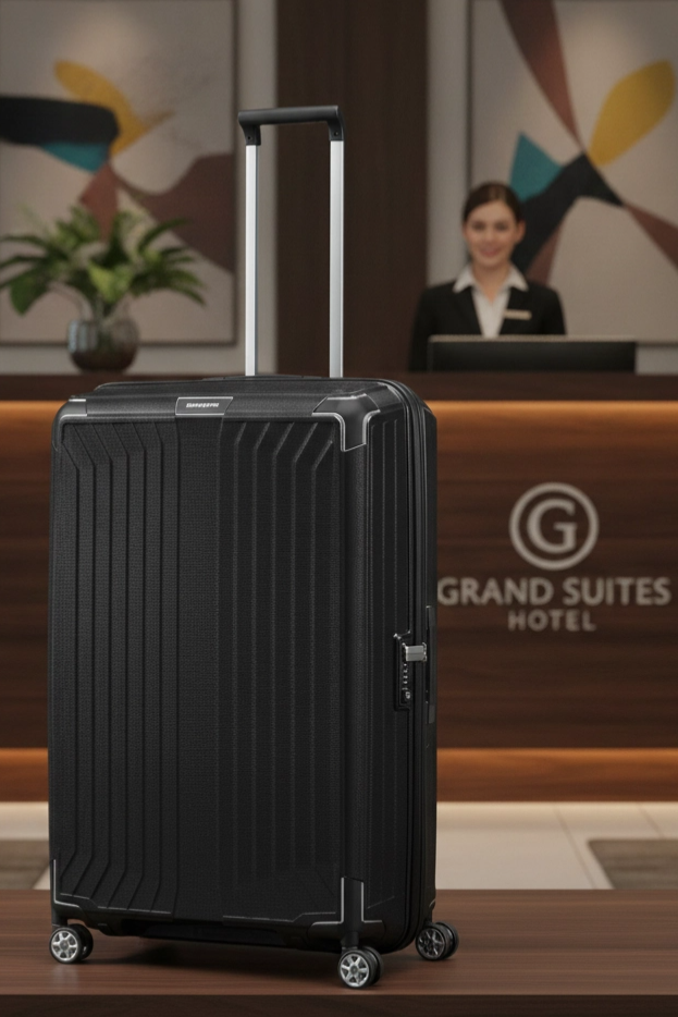 Velký XL kufr 81cm Lite-Box Black