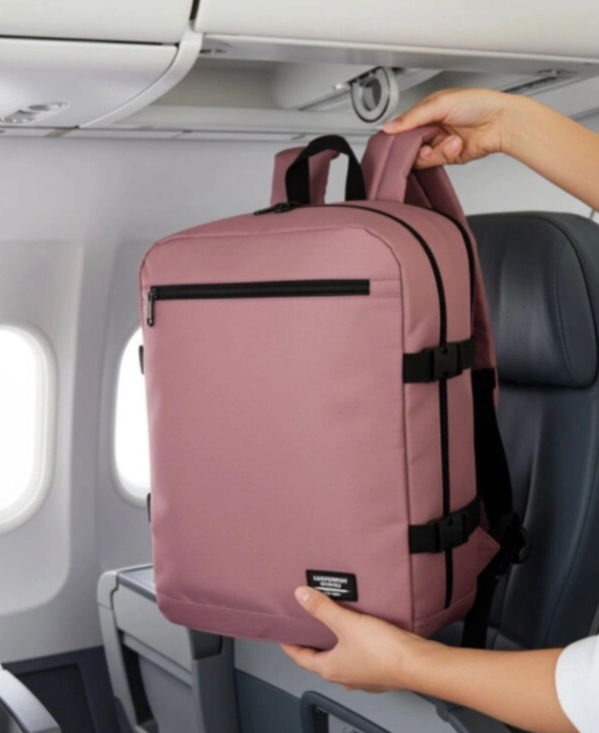 Batoh do letadla 40x30x20 Dusty Pink
