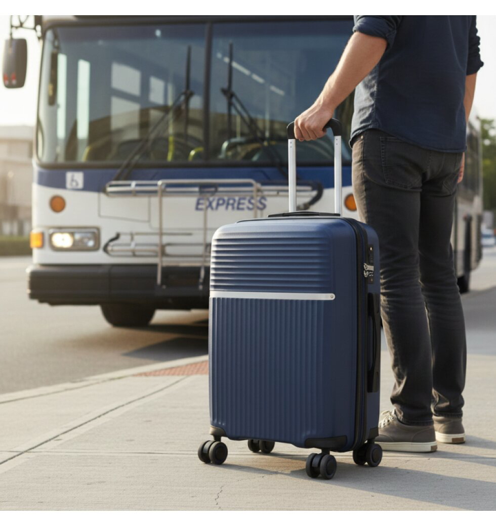 Velký kufr 76cm Trento Blue
