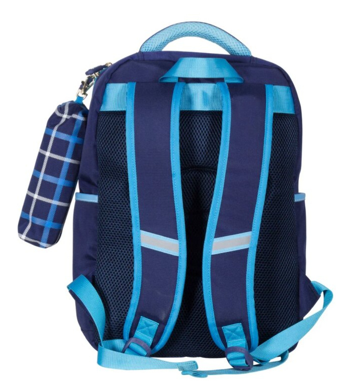 Sada školního batohu a penálu School Backpack+Pencil Case Blue