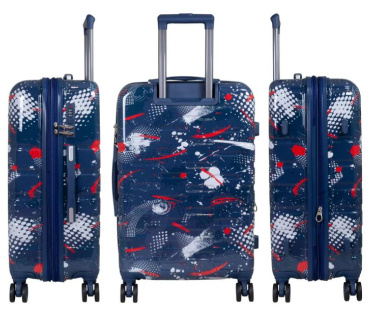 Velký kufr 75cm Pescara Dark Blue