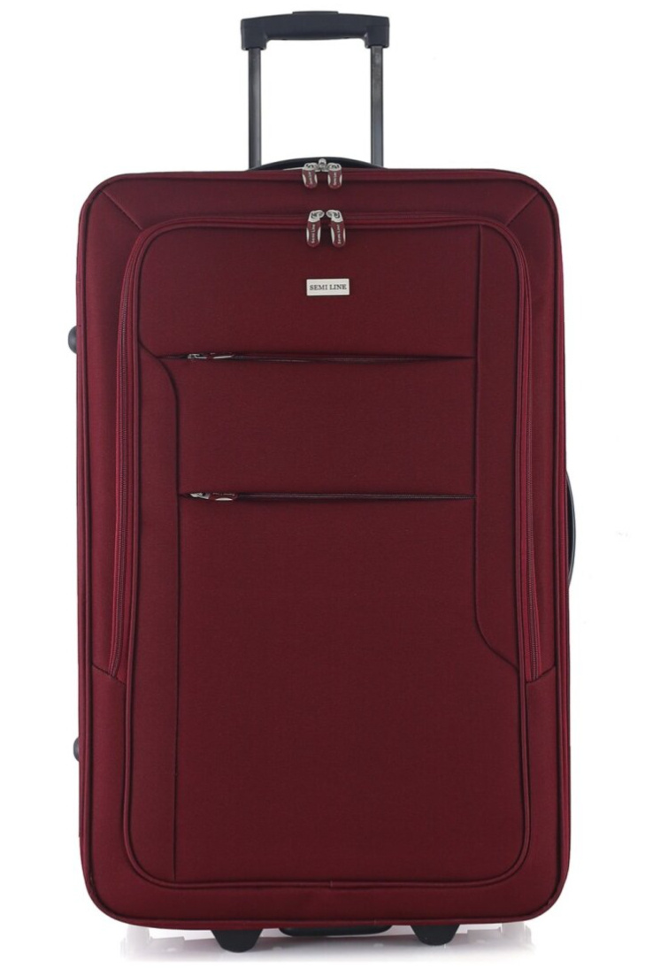 Velký kufr 75cm T5678 Red