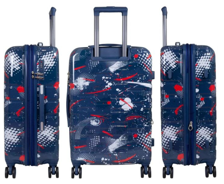 Sada kufrů Pescara Dark Blue 3-set