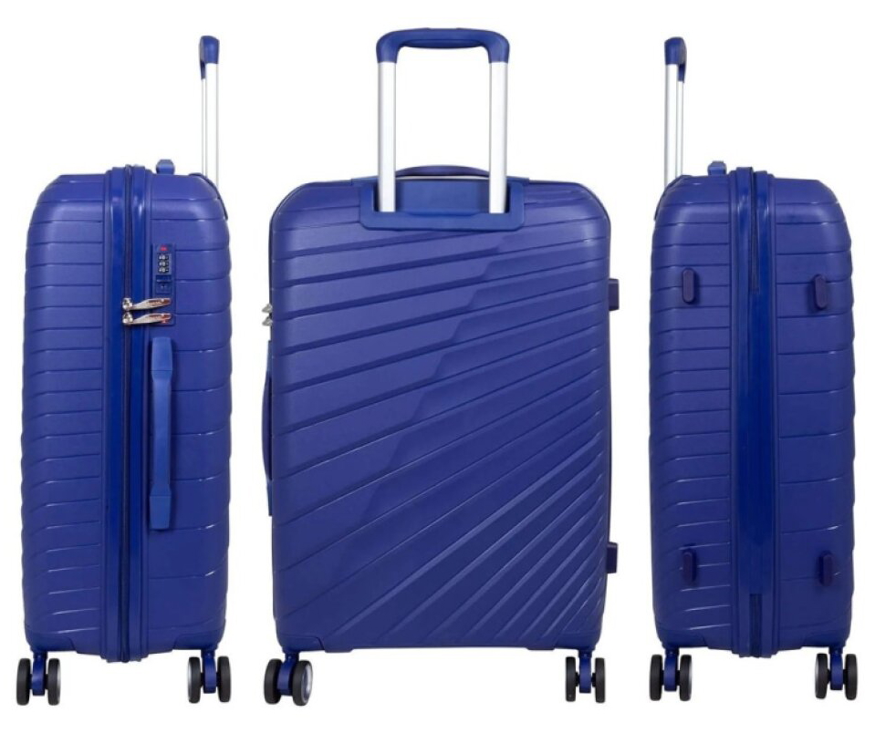 Velký kufr 77cm Monza Blue