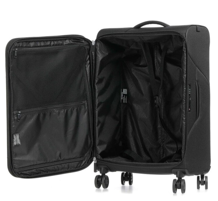 Střední kufr 66cm Litebeam Black