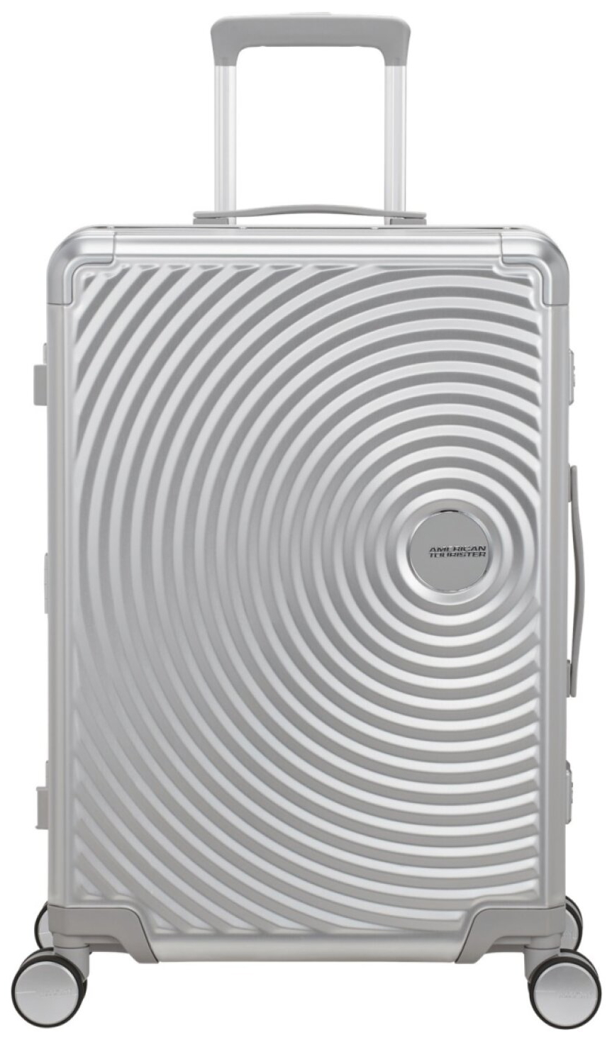 Střední kufr 68cm Soundbox Alu Silver