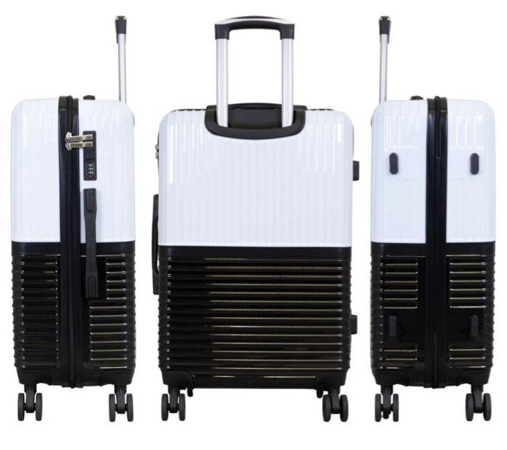 Sada kufrů Riga White/Black 3-set