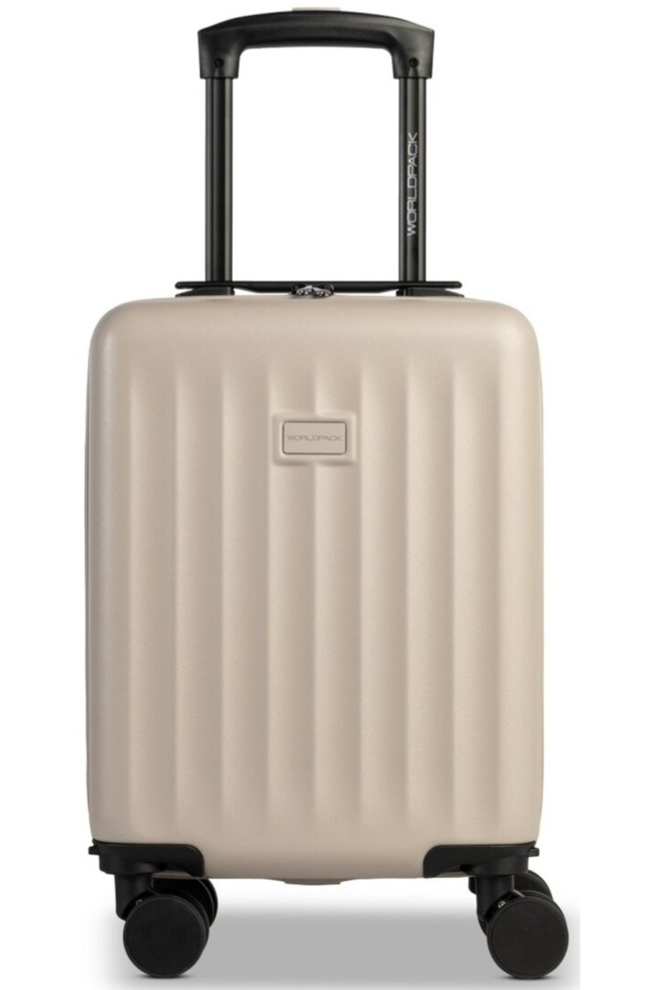 Příruční kufr 40x30x20 Underseater Removable Wheels Beige