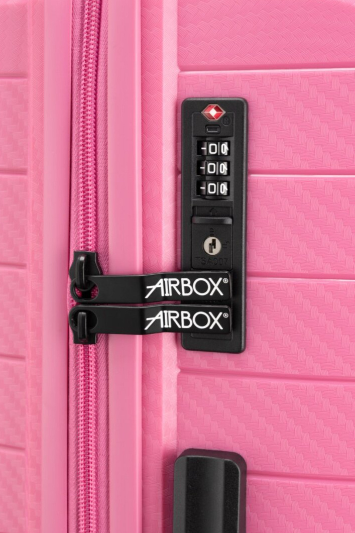Velký kufr 74cm AZ18 Metallic Pink