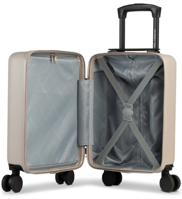 Příruční kufr 40x30x20 Underseater Removable Wheels Beige