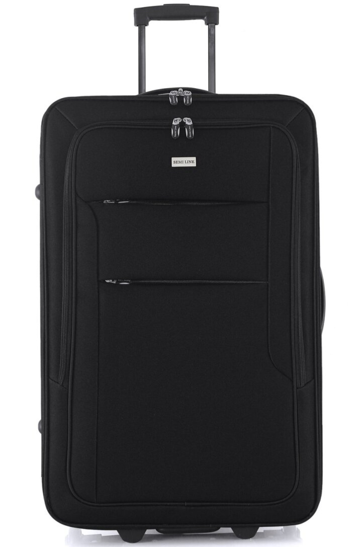 Velký kufr 75cm T5676 Black